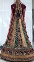 Heavy Embroidered Bridal Dress