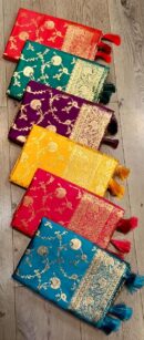 Floral Stem Saree With Tassels