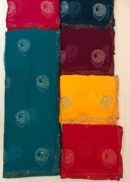 Floral Border Saree With Tassels