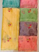 Floral Butti Saree With Tassels