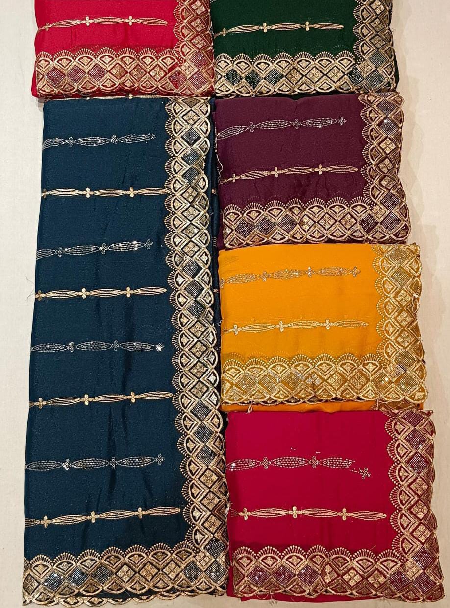 Floral Vine Saree With Tassels