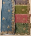 Leaf Border Saree With Butti