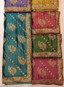 Diagonal Pot Saree With Border