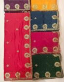 Wave Embellished Saree With Border