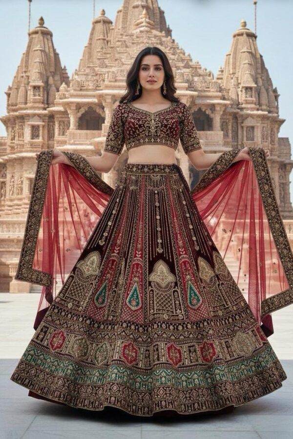 Traditional Red Wedding Dress
