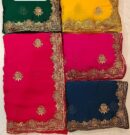 Bird Border Saree With Stones