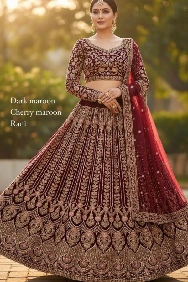 Heavy Embroidered Bridal Dress