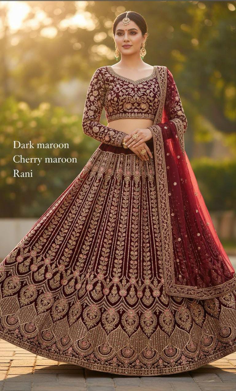 Heavy Embroidered Bridal Dress