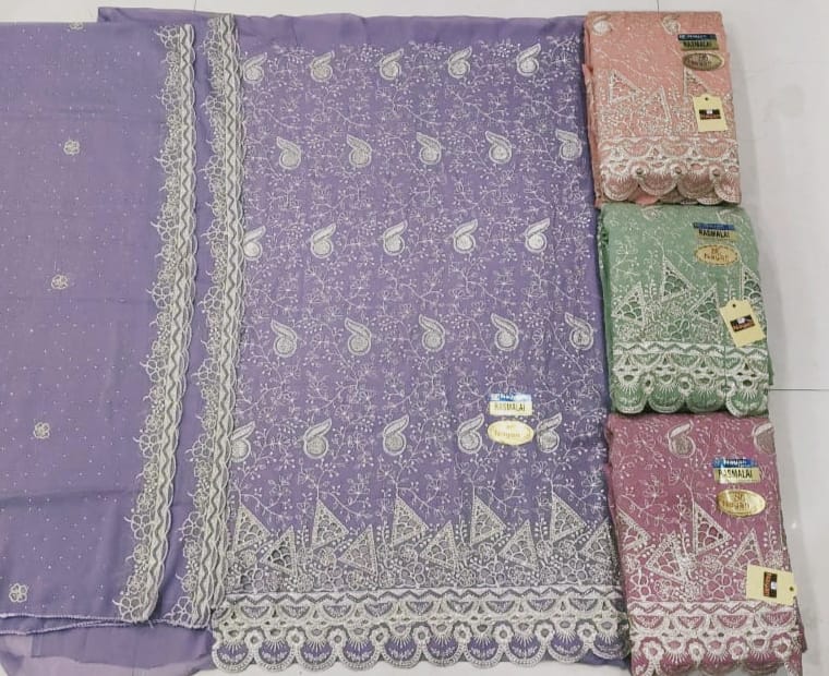 Paisley Border Cotton Suit