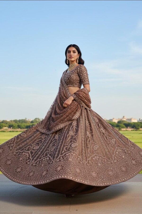 Glitter Work Party Lehenga