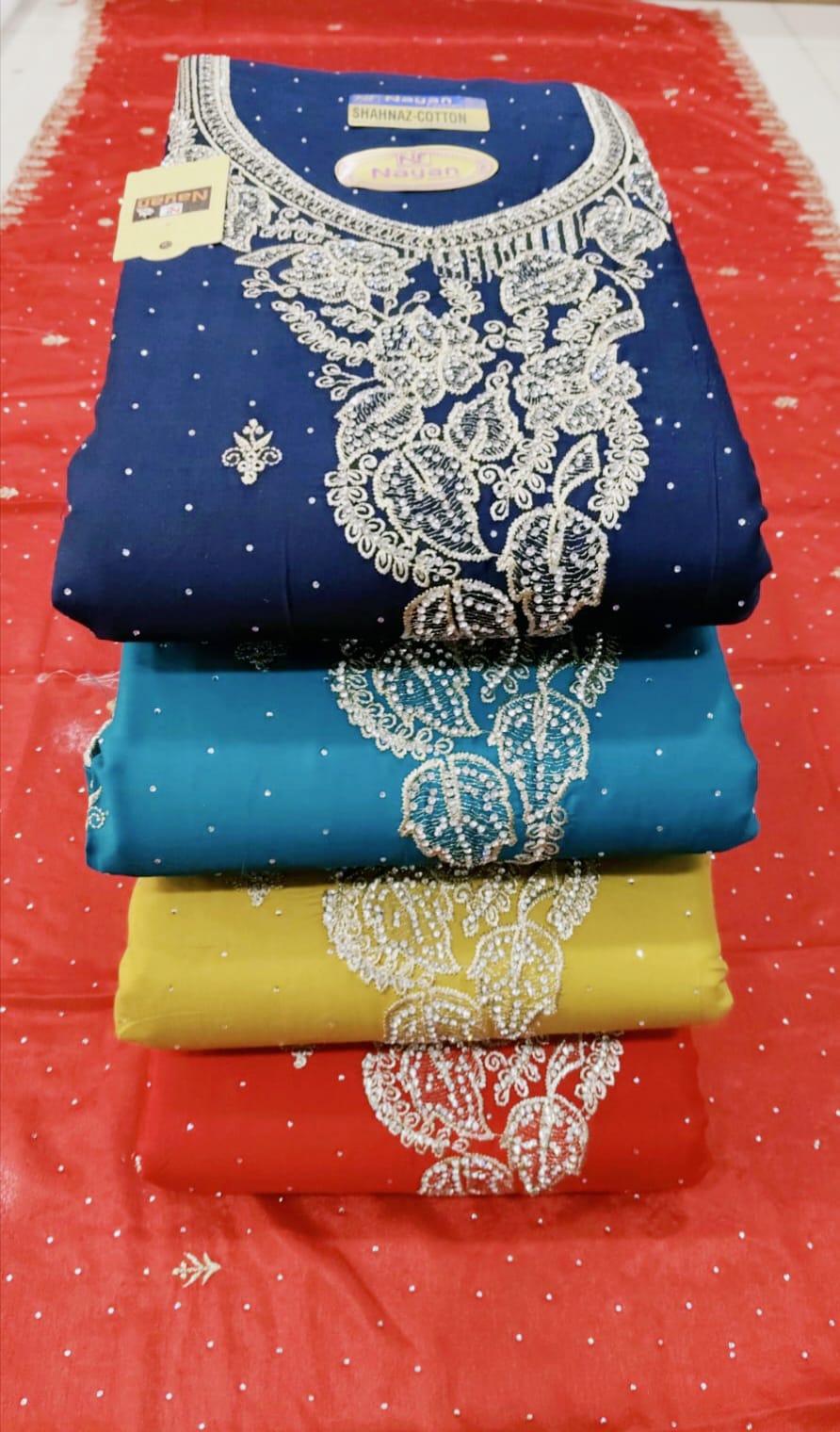 Heavy Front Embroidery Dress Material