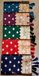 Paisley Floral Saree With Tassels