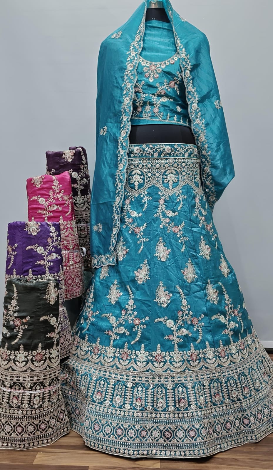 Floral Panel Party Lehenga
