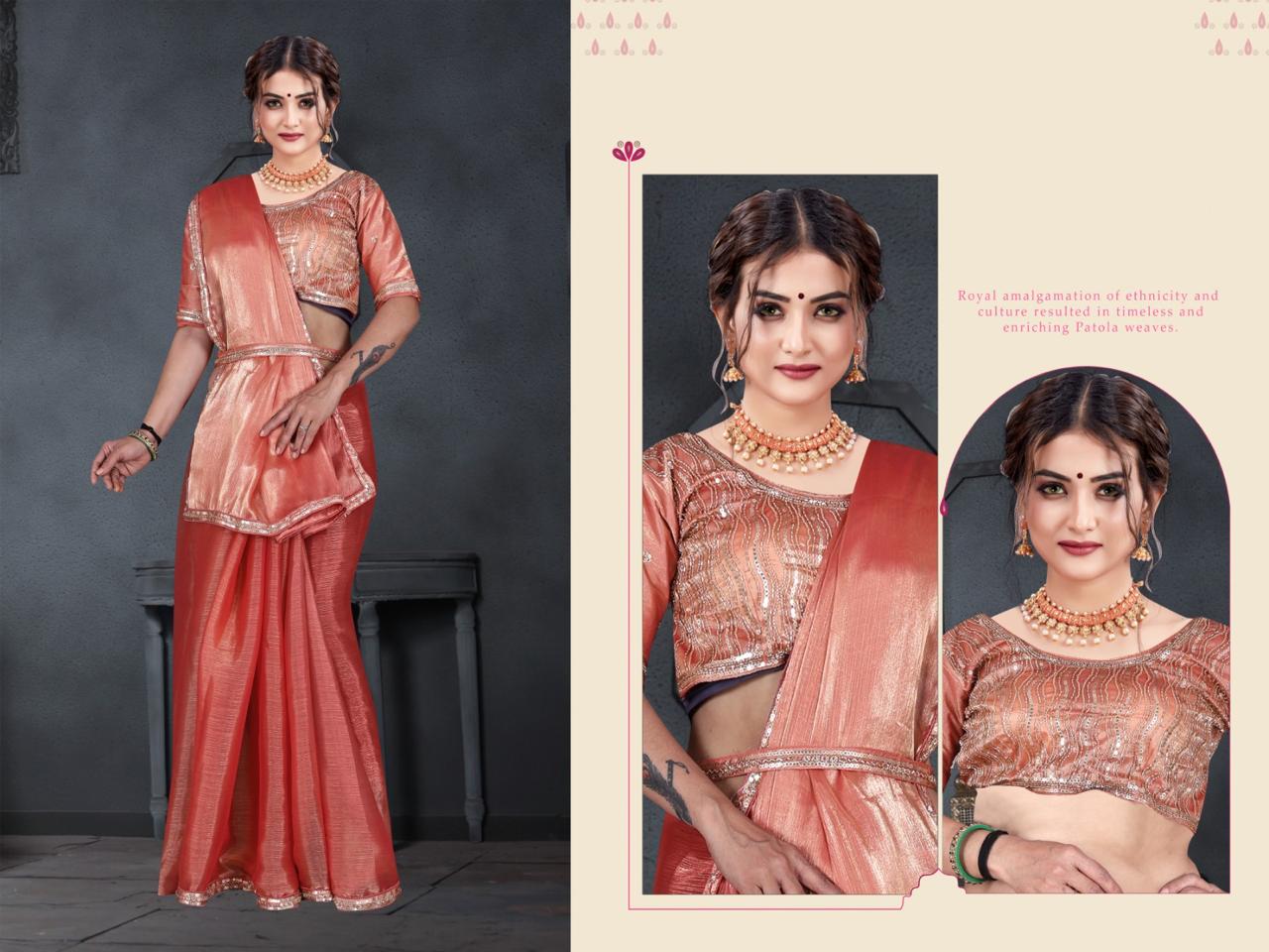 Elegant Blouse Party Saree