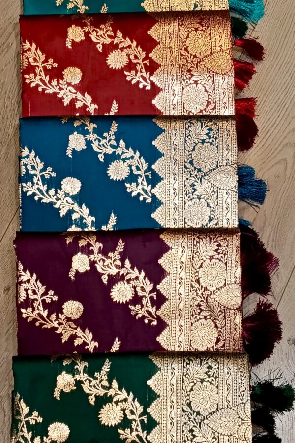 Temple Pallu Saree With Tassels