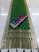 Floral Pallu Saree With Tassels