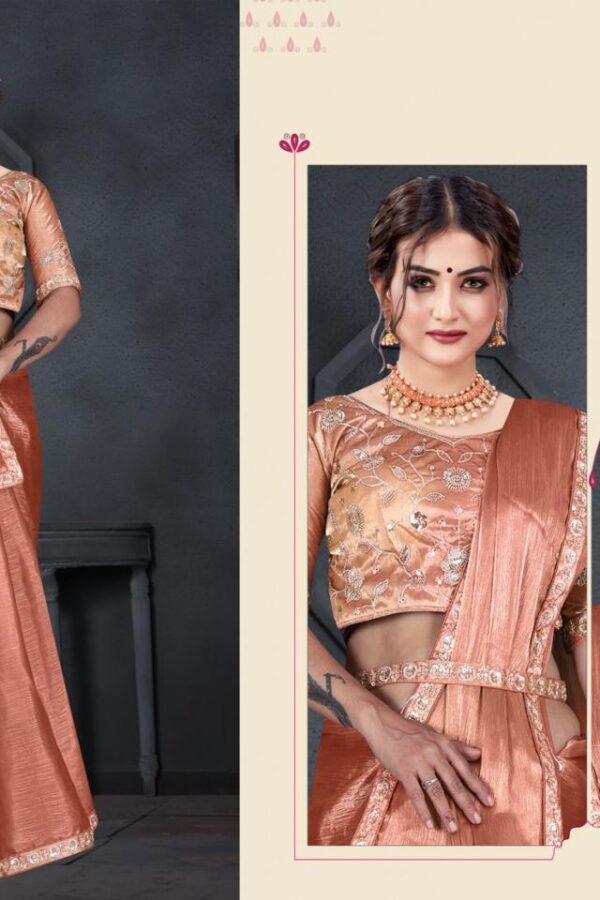 Floral Work Designer Saree