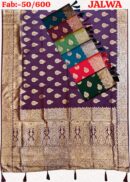 Diagonal Floral Saree With Tassels