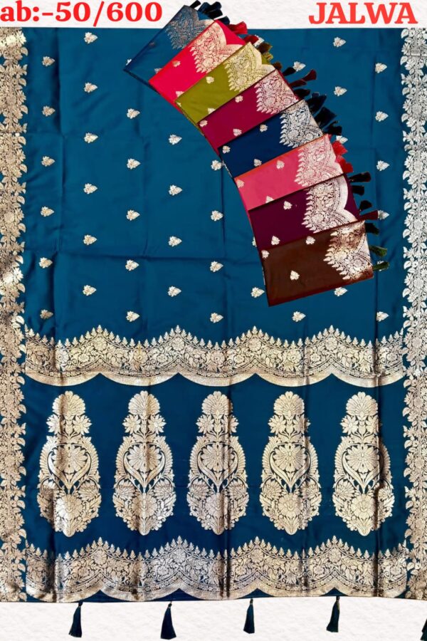 Butti Saree With Floral Border