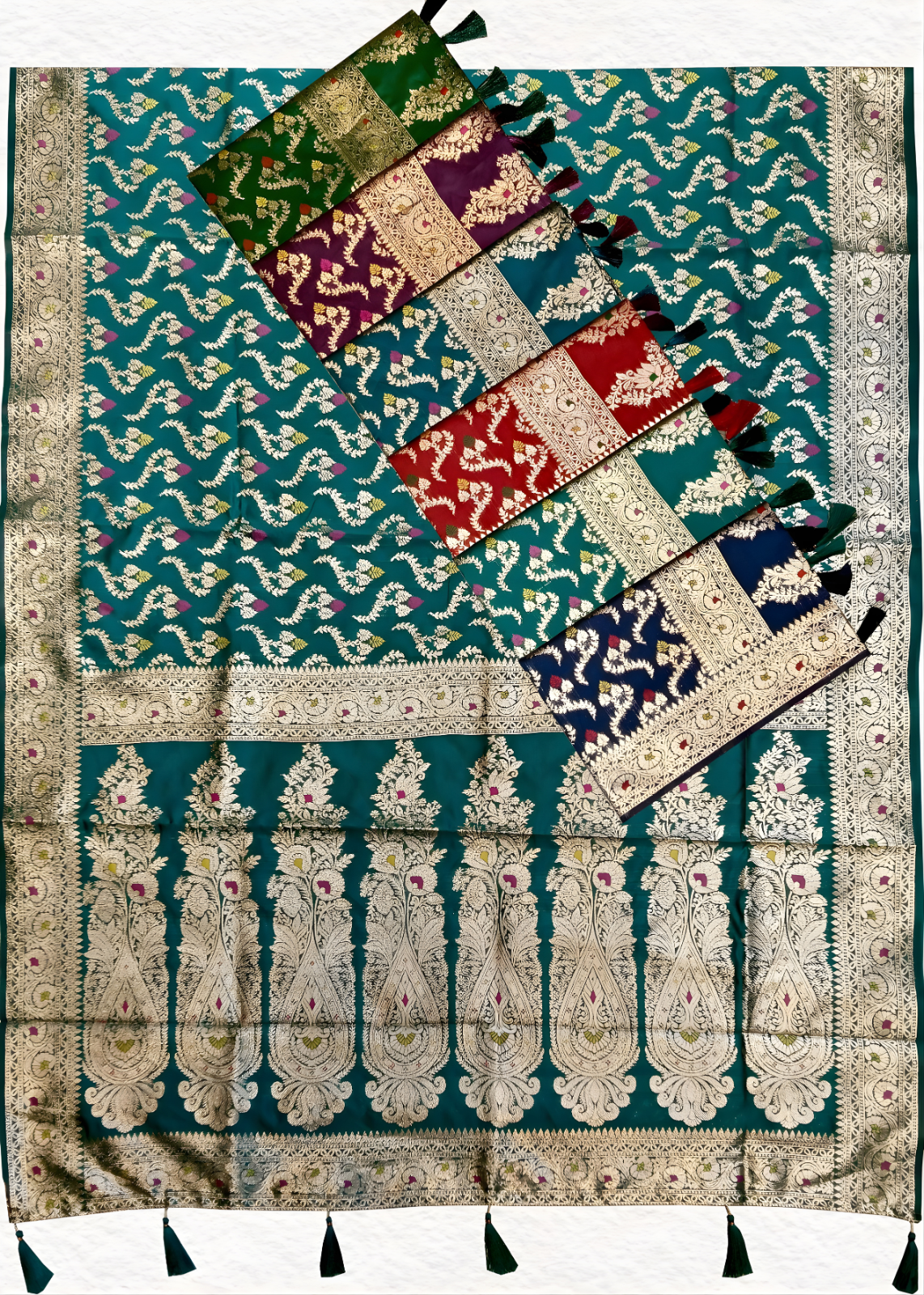 Woven Design Saree With Rich Pallu