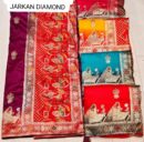 Jarkan Diamond Rajasthani Pallu Saree