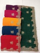 Leaf Butti Border Saree