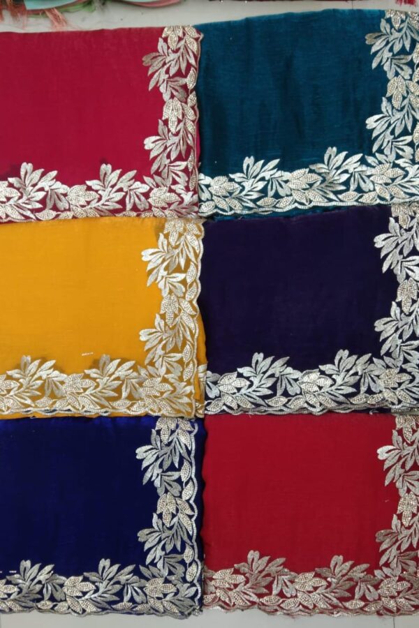 Heavy Leaf Border Saree