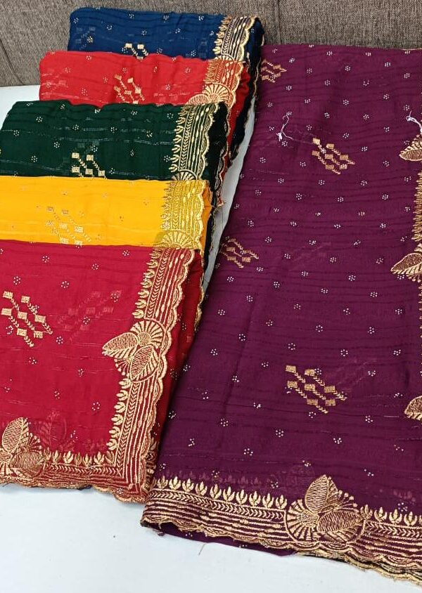 Diamond Butti Festive Saree