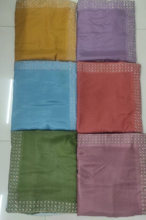 Butti Saree With Lace Border