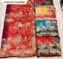 Jarkan Diamond Kalash Motif Saree