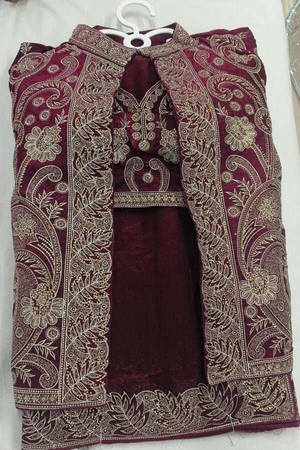 Embroidered Jacket Kurta Set