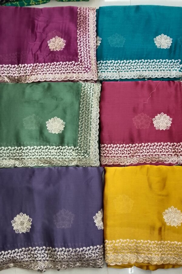 Floral Border Saree