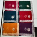 Bouquet Embroidered Saree