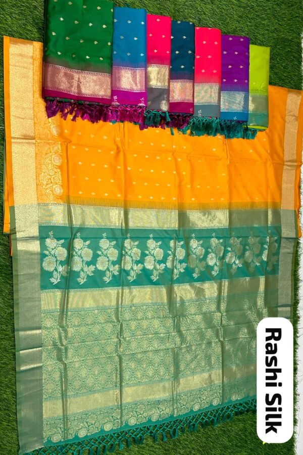 Rashi Silk Floral Zari Saree