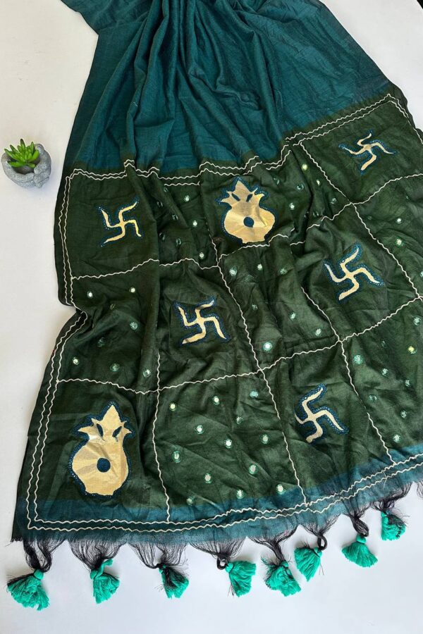 Auspicious Kalash Motif Saree
